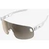 Image de Lunettes POC Elicit blanches avec lentille Clarity Trail Partly Sunny Silver