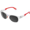 Image de Lunettes POC Evolve transparent avec verre Fluo Orange Clarity POCito Sunny Grey enfant