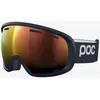 Image de Masque POC Fovea bleu foncé avec lentille Clarity Partly Sunny Blue