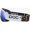 Image de Masque POC Fovea Mid Race Marco Odermatt Edition blanc noir avec lentille Clarity Highly Intense Partly Sunny Blue