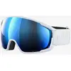 Image de Masque POC Zonula blanc avec verre Clarity Highly Intense Partly Sunny Blue