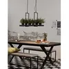Image de Suspension barre LED - Tray - 3 lumières - Métal noir
