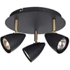 Image de Plafonnier CIRO (3x35W) en métal noir