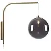 Image de Applique murale e14 max 40w laiton antique et verre fumé - markslöjd - dione