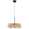 Image de Suspension 1xe27, max. 40w, ø63 cm, beige et verre ambré - markslöjd - styrka