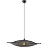 Image de Suspension en bambou tressé ø92 cm, 1xe27, 40w max, noir mat - markslöjd - kumo