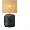 Image de Lampe de table 40W max E14 noir/naturel - Markslöjd - Montagna