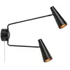 Image de Applique double 2 x 40w max, e14, noir - markslöjd - peak