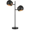 Image de Lampe de table 2 x 40w max, e14, noir - markslöjd - edgar