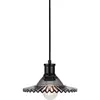 Image de Suspension 1xe27, verre fumé, noir, 350 cm - markslöjd - novia