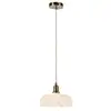 Image de Suspension kurage 40w e27 laiton, blanc