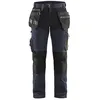 Image de Pantalon de travail artisan + stretch bleu marine/noir T40 - BLÅKLÄDER - 159918608699C46