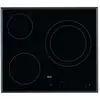 Image de Aeg Hk623021fb Noir Intégré 60 Cm Céramique 3 Zone(s)