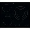 Image de ELECTROLUX EHV6232FOK Table de cuisson vitrocéramique- 3 foyers - 5700W - L59 x P52cm - Revêtement verre - Noir