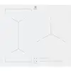 Image de Electrolux Eiv63342cw Blanc Intégré Plaque Avec Zone À Induction 3 Zone(s)