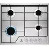 Image de Electrolux - table de cuisson à gaz 60cm 4 feux kgs6424sx - série 600 KGS6424SX