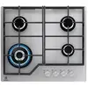 Image de Electrolux - table de cuisson gaz 60cm 4 feux gris kgg64362s - série 600 KGG64362S