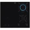 Image de Electrolux - table de cuisson mixte induction 4 feux 60cm 4500w noir kdi640713k - série 300 KDI640713K