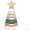 Image de JaBaDaBaDo - Jeu pyramide bois Silver - ELEMENTS FOR KIDS