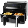 Image de Emerio Smart Fryer Af-130376.1 Double 7,2 L Autonome 2400 W Friteuse D’air Chaud Noir