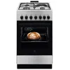 Image de Piano de cuisson mixte (gaz + électrique) - ELECTROLUX - LKM520011X - 4 feux - 1 four - 165 kWh - 60 cm