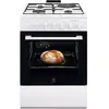 Image de Electrolux - cuisinière mixte a 57l 4 feux lkm624022w - LKM624022W
