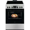 Image de Cuisinière Vitrocéramique Inox 60 Cm 58 L Electrolux Lkr664166x