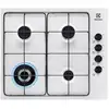 Image de Electrolux - table de cuisson à gaz 60cm 4 foyers egs6414w - EGS6414W