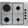 Image de Table De Cuisson Mixte Electrolux Inox 58 X 50 Cm 4 Feux