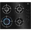 Image de Plaque de cuisson Gaz Série 600 Gas on Glass 60 cm ELECTROLUX KGG6407K Noir