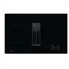 Image de Plaque induction aeg tu84cf43cb 80 cm noire 4 foyers hotte intégrée double flexibridge