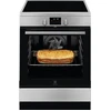 Image de Cuisinière Induction Electrolux Lki64890cx Inox 60x60 Cm Four Surroundcook 73 L
