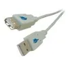 Image de Rallonge de câble USB - Microconnect - 5 m - Type A (M) à Type A (F) - 4 broches - Noir