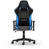 Image de Chaise de gamer en cuir artificiel noir et bleu - DXRacer - DXRacer PRINCE P132 - Base à cinq branches sur roulettes