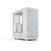 Image de Boîtier Pc - Fd-c-epo1a-05 - Blanc - Verre Trempé - Éclairage Rgb - 3 Ventilateurs Inclus
