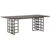Image de Table À Manger Design "ystad" 220cm Marron