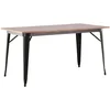 Image de Table À Manger Design "tempe" 140cm Noyer