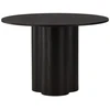 Image de Table À Manger Ronde "olivia" 110cm Noir
