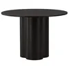 Image de Table à Manger Ronde Olivia 110cm Noir