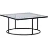 Image de Table Basse Design En Verre "skanor" 90cm Noir