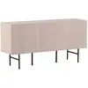 Image de Bahut Design Nervuré "bjorkon" 150cm Naturel