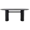 Image de Isolde table de salle à manger 90x180cm noir.