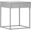 Image de Table de chevet 1 tiroir bakal 50cm gris clair