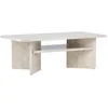Image de Table Basse Effet Marbre "alesund" 120cm Beige