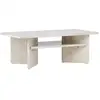 Image de Table basse effet marbre alesund 120cm beige 20094-121