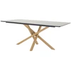 Image de Table À Manger "piazza" 180cm Noir & Naturel
