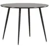 Image de Table À Manger Ronde "plaza" 100cm Noir