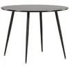 Image de Table à Manger Ronde Plaza 100cm Noir