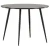 Image de Table à manger ronde plaza 100cm noir 27940-488