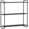 Image de Étagère Murale En Métal "lyon" 62cm Noir